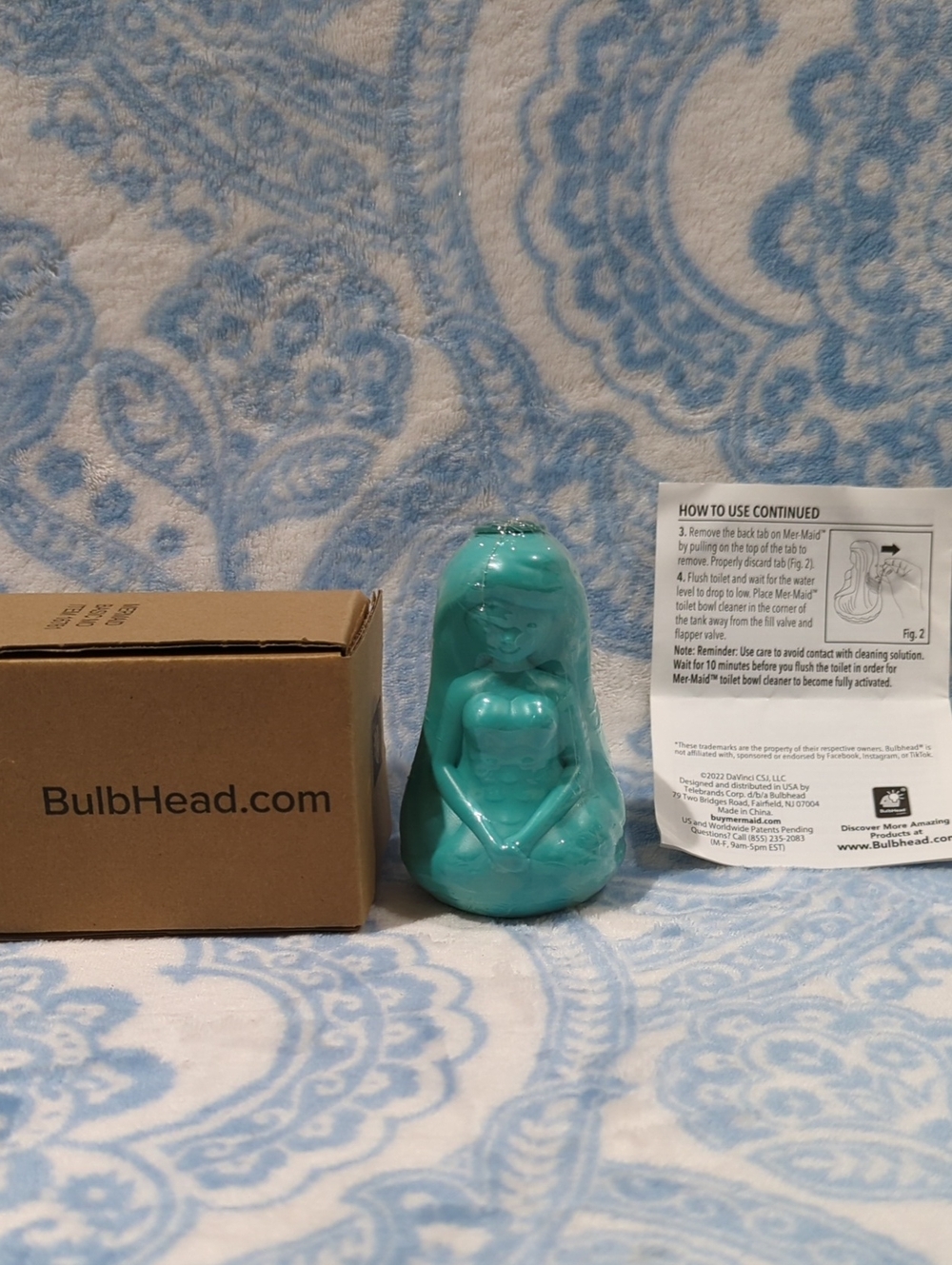 Avon Aqua Mermaid Bath Accessory in Teal